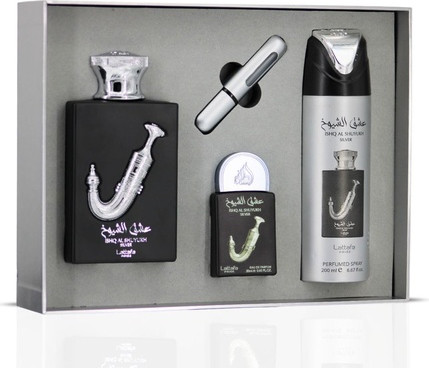Подарочный набор духов Lattafa Pride Ishq Al Shuyukh Silver