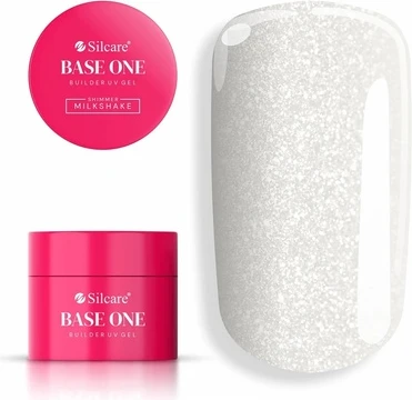 Builder Gel Silcare Base One Shimmer Milkshake