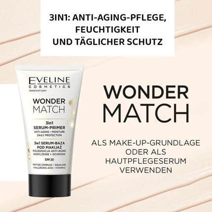 Makeup Primer Serum Eveline Cosmetics Wonder Match
