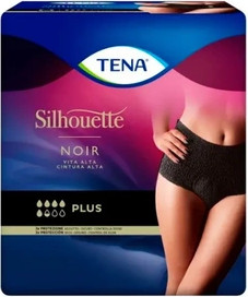 Подгузники-трусики Tena Silhouette Plus Черные для при недержании