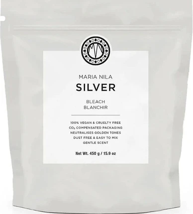 Осветляющий порошок для пополнения запасов Maria Nila Bleach Collection Silver