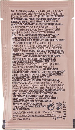 Пудра Wella Color ReNew Crystal Powders Коррекция Цвета