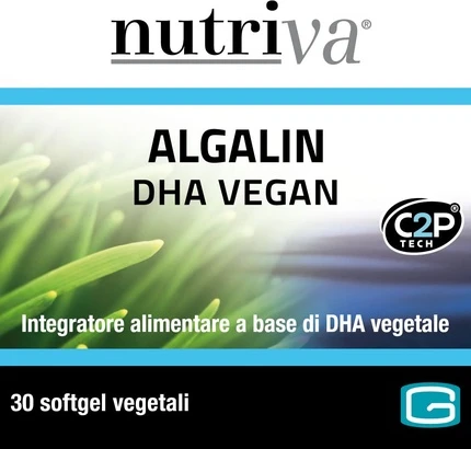 Добавка Nutriva Algalin DHA Веганская добавка для беременности и грудного вскармливания
