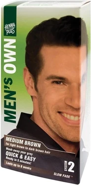 Травяная краска для волос Henné Plus Hennaplus Men's Own Средне-коричневый