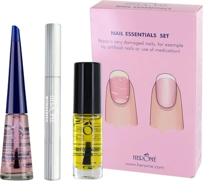Набор для ухода за ногтями Herome Nail Essential Set для очень поврежденных ногтей, большой