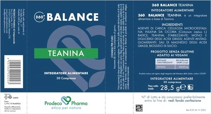 Таблетки Prodeco Pharma 360 Balance Teanina