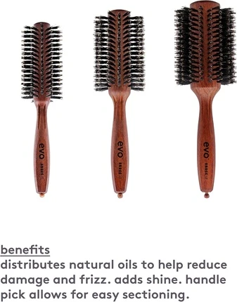 Круглая щетка evo Natural Radial Hair Brush