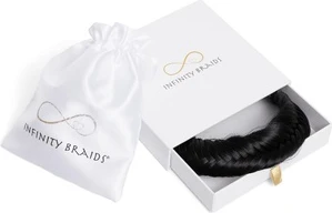 Hair Extensions Infinity Braids Infinity Braids Fishtail Braid Jolie Onyx