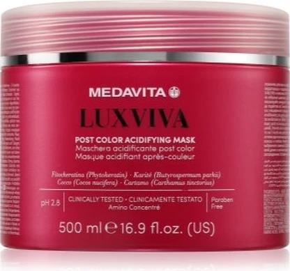 Маска для волос Medavita Luxviva Post Color Acidifying Mask