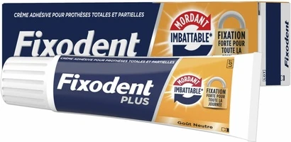 Adhesive Cream Fixodent Fixodent Unbeatable Bite