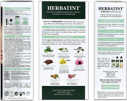 Травяная краска для волос Herbatint 4C Пепельный Каштан