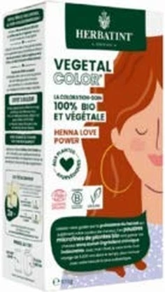 Натуральный порошок для окрашивания волос Herbatint Végétal Color Bio