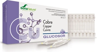 Минеральные ампулы Soria Natural Glucosor Copper