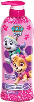 2-in-1 Shower Gel/Shampoo Paw Patrol Cartoon Patrulla Canina Pink