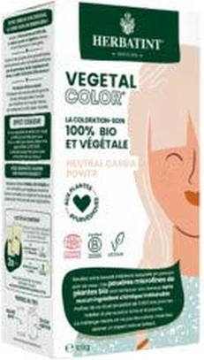 Травяная краска для волос Herbatint Végétal Color Bio Neutral Cassia Power