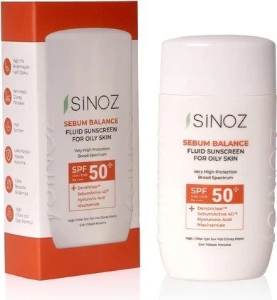 Флюид для защиты от солнца Sinoz Sebum Balance SPF 50+