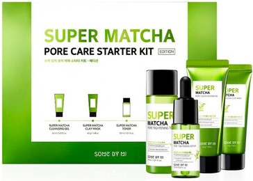 Стартовый набор для ухода за лицом Some By Mi Super Matcha Pore Care