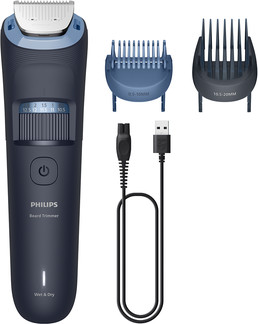Машинка для стрижки волос Philips Триммер для бороды 3000