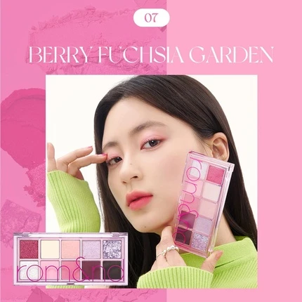Палетка Rom&Nd 07 Berry Fuchsia Garden