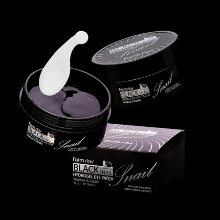 Маска для глаз Farmstay Black Snail Hydrogel Eye Patch