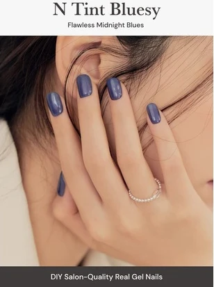 Полуотвержденные гелевые накладки для ногтей Ohora N Tint Bluesy