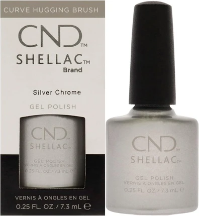 Гель-лак Cnd Shellac Silver Chrome