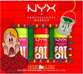 Набор для губ NYX Professional Makeup Home Alone Fat Oil Lip Drip Trio