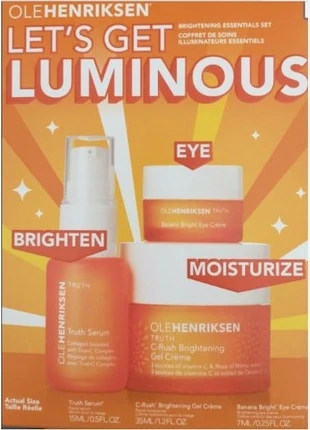 Набор для ухода за лицом Ole Henriksen Let's Get Luminous Brightening Essentials Set
