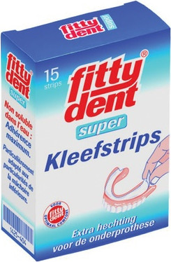 Adhesive Strips Fittydent Secure Fittydent Super