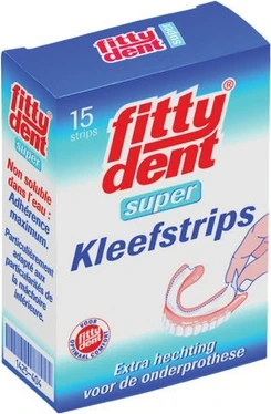 Adhesive Strips Fittydent Secure Fittydent Super
