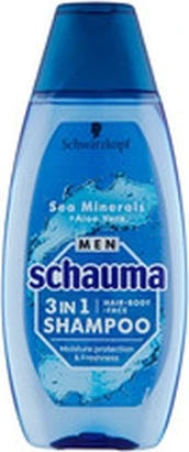 Shampoo Schwarzkopf 3in1 Sea Minerals Aloe Vera