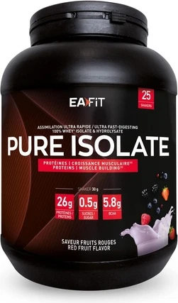 Протеиновый Порошок Eafit Pure Isolate со Вкусом Красных Ягод