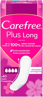 Daily Pads Carefree Carefree Plus Long