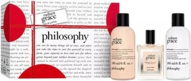 Набор «Туалетная вода-спрей, крем для тела и гель для душа Philosophy Radiant Grace»