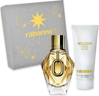 Парфюмированный лосьон для тела и воды-духов Paco Rabanne Million Gold