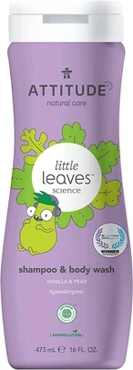 Шампунь и гель для душа Attitude Little Leaves Ваниль & Груша