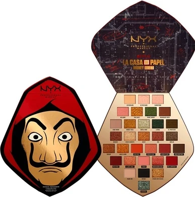 Палетка теней для век NYX Professional Makeup Mask Money Heist