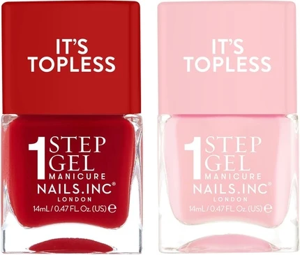 Набор лаков для ногтей Базовое покрытие-Уход Nails Inc It's Topless