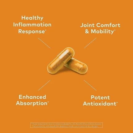 Herbal Supplement Organic India Turmeric Curcumin Поддержка Подвижности Суставов