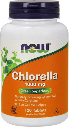 Таблетки Now Foods 1000мг Хлорелла