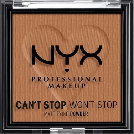 Пудра NYX Professional Makeup Can't Stop Won't Stop Матирующая финишная Mocha 08