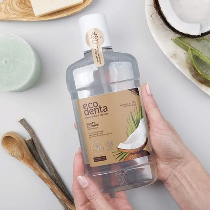 Ополаскиватель для рта Ecodenta Сертифицированный Органический Мятный Кокос