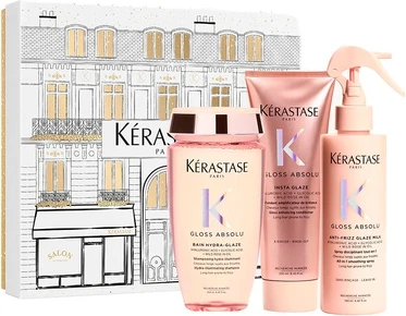 Набор по уходу за волосами Kerastase Gloss Absolu Trio Set