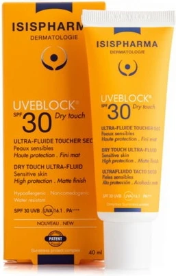Sun Protection Ultra Fluid Isis Pharma Uveblock Dry Touch SPF 30