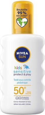 Солнцезащитный спрей Nivea Sun Kids Sensitive Protect & Play