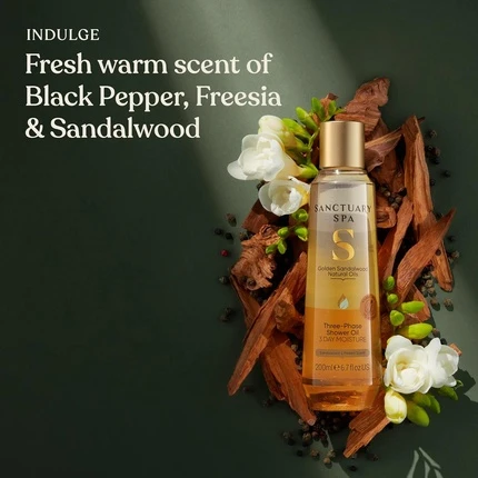 Масло для душа Sanctuary Golden Sandalwood