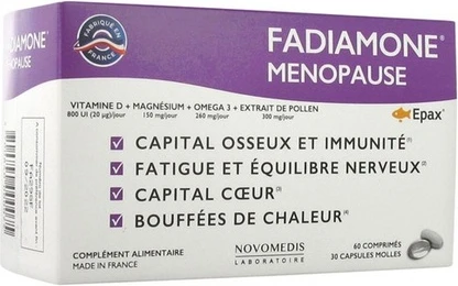 Таблетки и Мягкие Капсулы Laboratoire Novomedis Fadiamone Менопауза