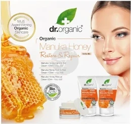 Набор для ухода за кожей лица Dr Organic Dr Organic Manuka Honey Restore & Repair Set
