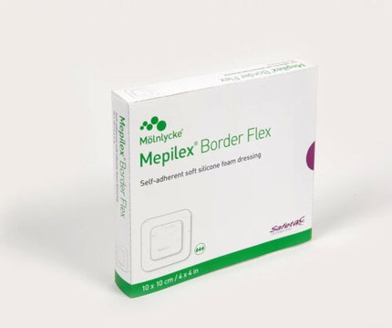 Пенообразная повязка Adidas Mölnlycke Mepilex Border Flex Многоцелевая универсальная