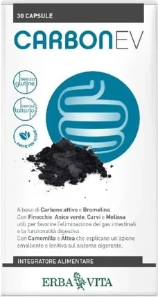 Capsules Erba Vita Carbon Ev Ferment